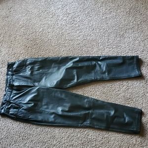 Black Leather Pants